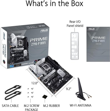 ASUS Prime Z790-P WiFi LGA 1700 DDR5 ATX Motherboard مذربورد