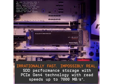 Western Digital WD BLACK SN850 NVMe M.2 2280 1TB هاردسك