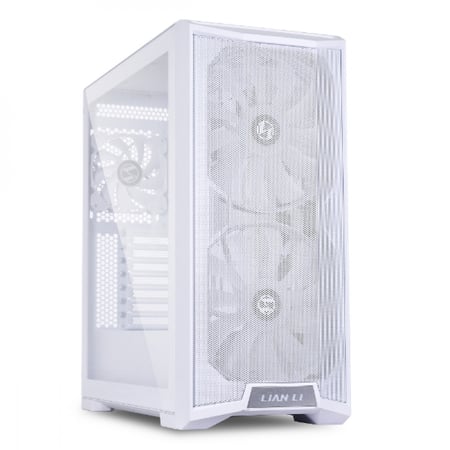 Lian Li LANCOOL 215 RGB ATX Gaming Case white كيس للكمبيوتر