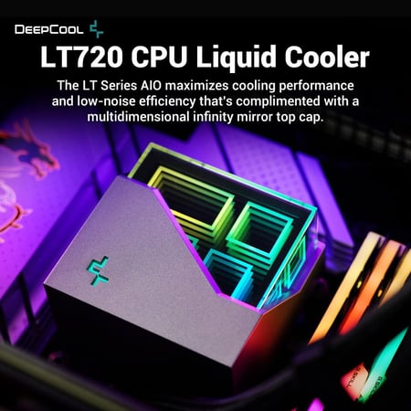 DeepCool Liquid Cooler LT720 360MM Black مبرد مائي