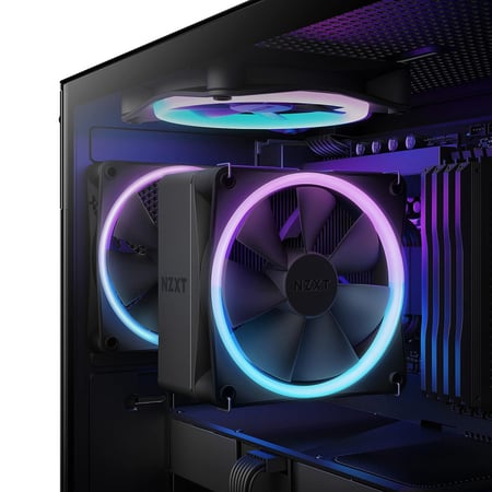 T120 RGB CPU Air Cooler with RGB Black مبرد هوائي