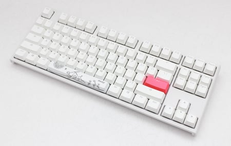 Ducky One 2 Mini Pure White TKL 75% RGB كيبورد العاب