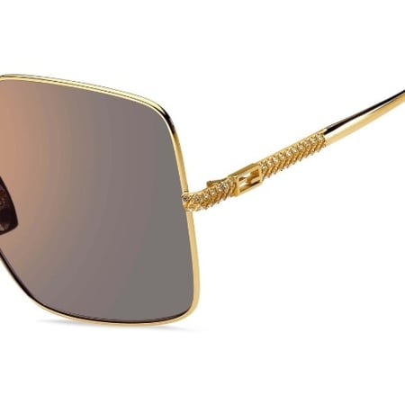 نظارة فندي نسائية إطار مربع ذهبي