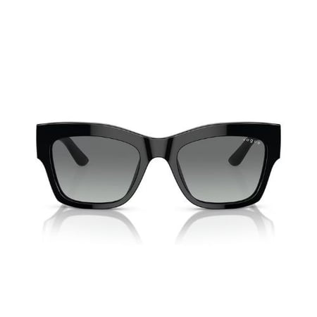 نظارات فوق شمسية بإطار أسود | Vogue Sunglasses