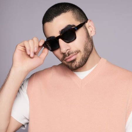 نظارة مود الرجالية بإطار هافانا | Mood Sunglasses