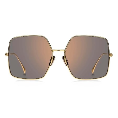 نظارة فندي نسائية إطار مربع ذهبي