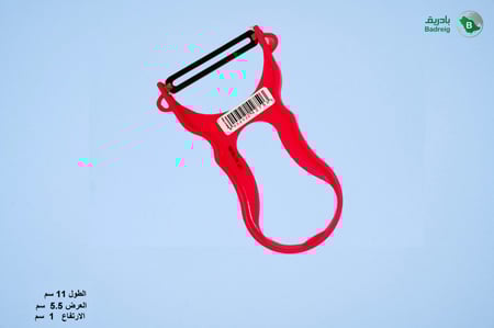 مبشرة بطاطس بلاستك احمر ميتالتكس