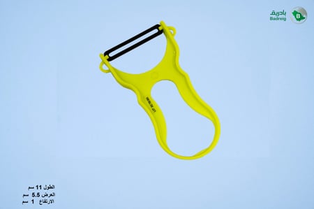 مبشرة بطاطس بلاستك أصفر ميتالتكس