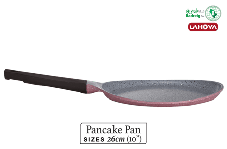 لاهويا طاوة بانكيك مطلية بالسيراميك مقاس 26 سم 0.7 لتر
