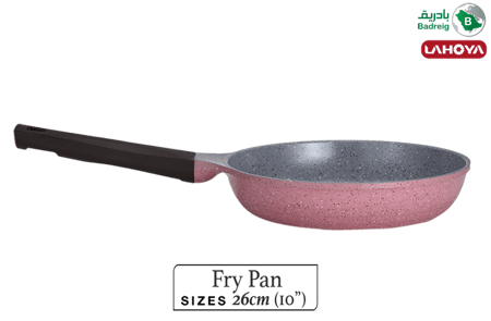 لاهويا طاوة قلي مطلية بالسيراميك مقاس 26 سم 2.3 لتر