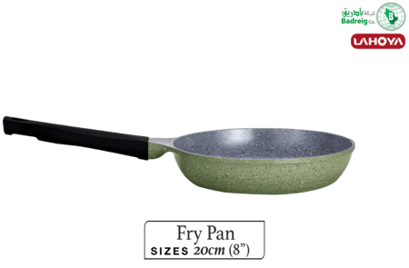 لاهويا طاوة قلي مطلية بالسيراميك مقاس 20 سم 1.2 لتر