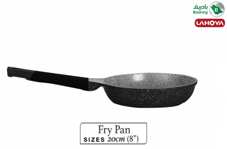لاهويا طاوة قلي مطلية بالسيراميك مقاس 20 سم 1.2 لتر