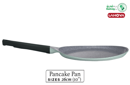 لاهويا طاوة بانكيك مطلية بالسيراميك مقاس 26 سم 0.7 لتر