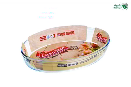 صينية فرن كوك اند شير بيضاوي 35*24 سم