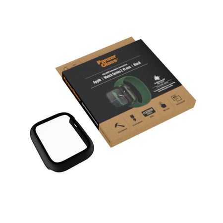 كفر حماية ساعة ابل اسود مقاس 41 بانزر جلاس