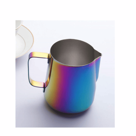 Stainless Steel Milk Frother Pitcher متعدد الألوان 0.35لتر