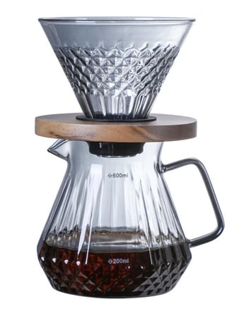 مجموعة v60 مع مطحنه كهربائيه