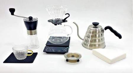 طقم قهوة خارجي محمول من تراست برو
