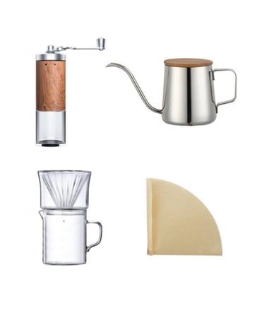 طقم تقطير القهوة 1.لتر