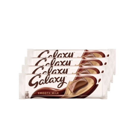 جالكسي سادة شوكولاتة بالحليب 4حبات