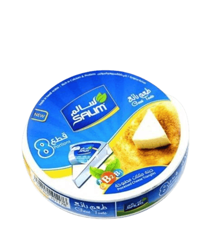 جبن مثلثات سالم 8قطع