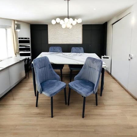 طقم طاوله طعام رخام 4 كراسي