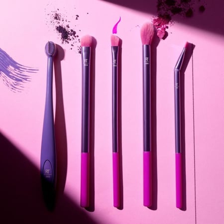 مجموعة فرش مكياج العيون اي لوف دراما 5 قطع ريل تكنيك