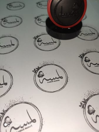 ختم التحبير الذاتي بيضاوي