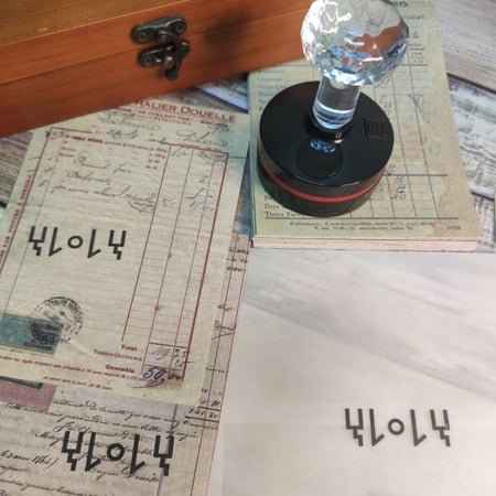 ختم كريستال دائري مقاسات