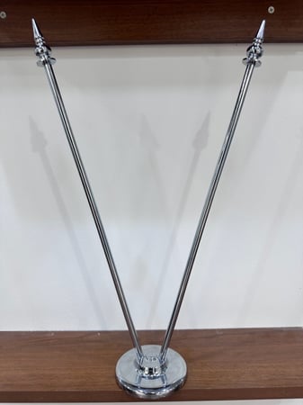 سارية علم مكتبى مزدوجة