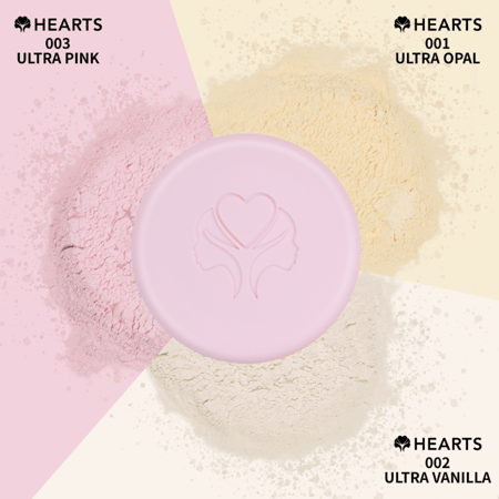 بودرة تثبيت المكياج ناعمة من هارتس - 002 Ultra Vanilla