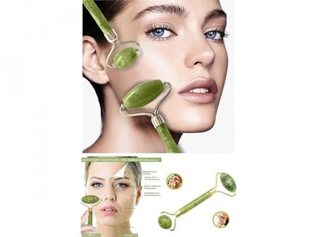 بكرة تدليك الوجه اخضر