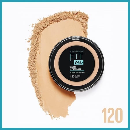 بودرة الوجه فت مي مات بورليس ميبلين MAYBELLINE FIT ME MATTE PORELESS