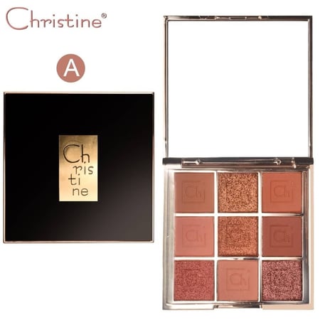 مجموعة ظلال عيون 9 لون A من كرستين