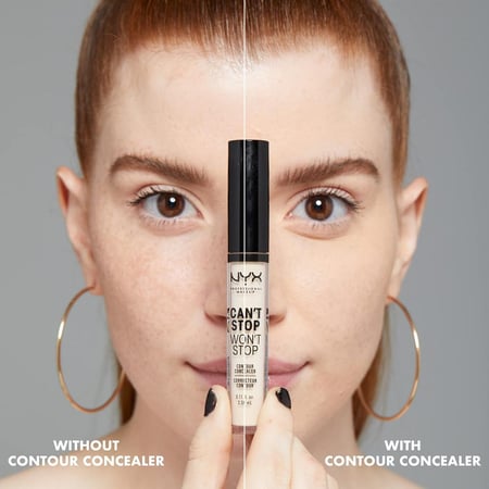 كونسيلر و كنتور كانت ستوب وونت ستوب من نيكس NYX CAN'T STOP WON'T STOP CONTOUR CONCEALER