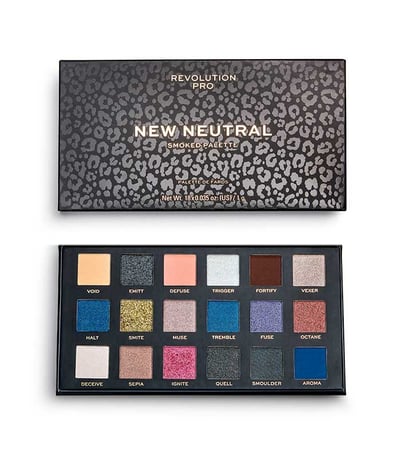 مجموعة ظلال العيون نيو نيوترال سموكد باليت من ريفلوشن REVOLUTION