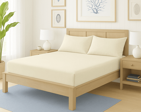 طقم شراشف ملون سادة | نفر 2 قطع