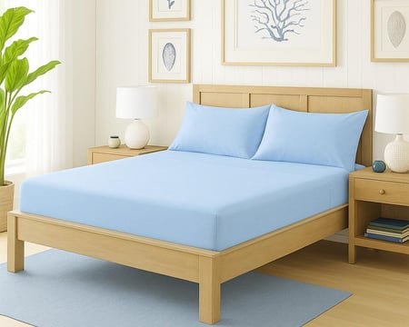 طقم شراشف ملون سادة | نفر 2 قطع