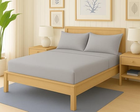 طقم شراشف ملون سادة | نفر 2 قطع