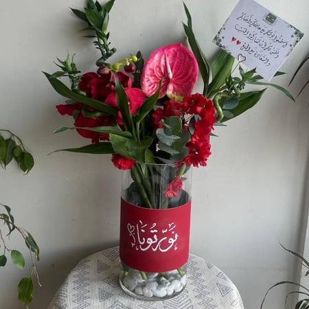 فازه البامبمو باللون الاحمر ️