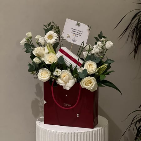 عطر الباشا كارتير مع التنسيق / Cartier perfume with roses