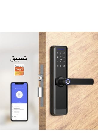 قفل باب الكتروني بصمة اليد ،بطاقة،كلمة سر،مفتاح
