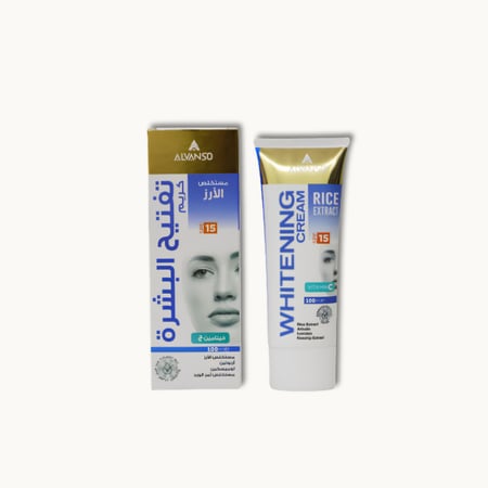 كريم التفتيح بخلاصة الأرز من ألفانسو ALVANSO RICE EXTRACTED WHIGHTENING 100ML