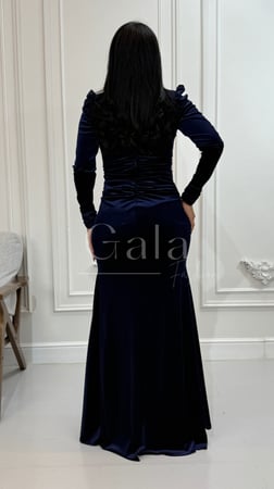 فستان لف تكسير طويل