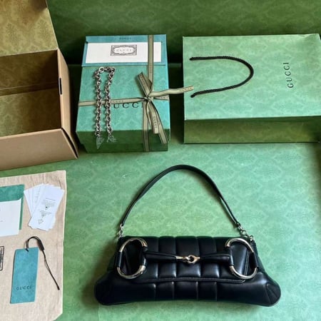 Gucci Horsebit Chain Medium Shoulder Bag