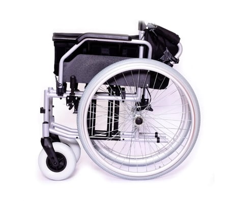 كرسي متحرك المنيوم عجل كبير موفاكير موديل MCW011B