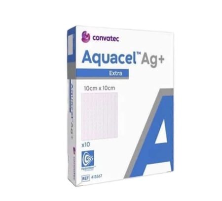 ضماد اكواسيل بالفضة بتقنية الهايدروفايبر [ بالحبه ] AQUACEL  AG
