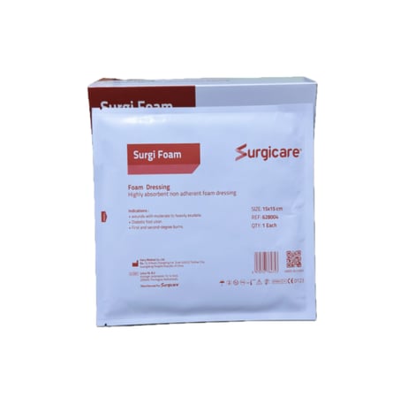 ضماد رغوية عالية الامتصاص غير لاصقة 15 * 15 موديل 628004 Surgi Foam