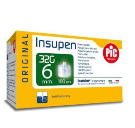 ابر قلم انسولين اوريجنال PiC INSUPEN 32G*6MM