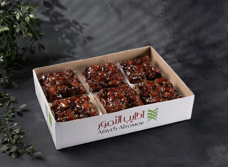 تمر خلاص القصيم الفيضة 500 جرام 12 عبوة